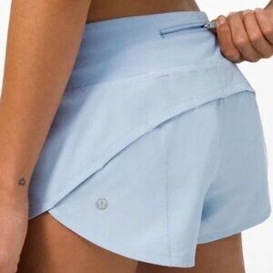Lululemon Speed Up High-Rise Lined Short 2.5 in Light Blue